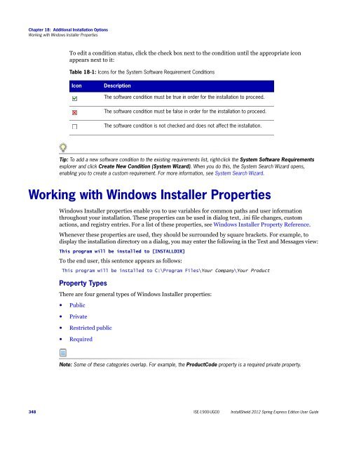 InstallShield 2012 Spring Express Edition User Guide