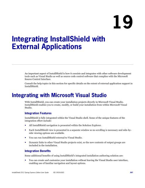 InstallShield 2012 Spring Express Edition User Guide