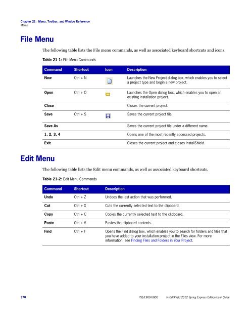 InstallShield 2012 Spring Express Edition User Guide