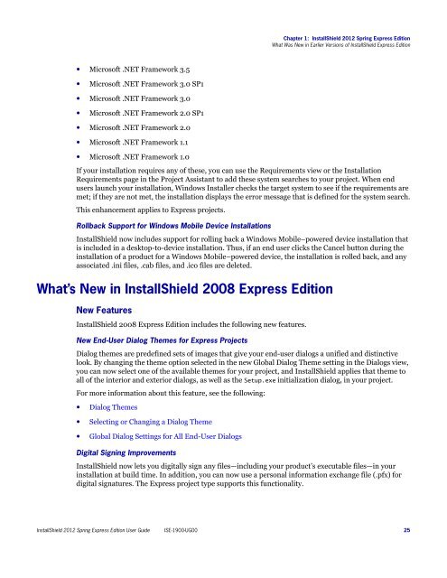 InstallShield 2012 Spring Express Edition User Guide