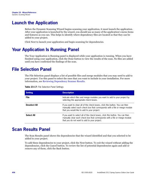 InstallShield 2012 Spring Express Edition User Guide