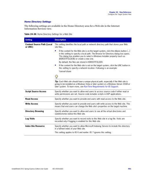 InstallShield 2012 Spring Express Edition User Guide