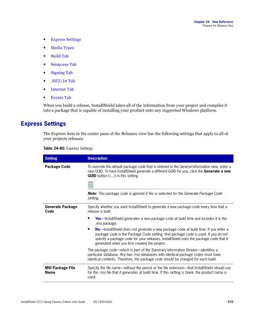 InstallShield 2012 Spring Express Edition User Guide