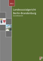 Landessozialgericht Berlin-Brandenburg - Landessozialgericht der ...