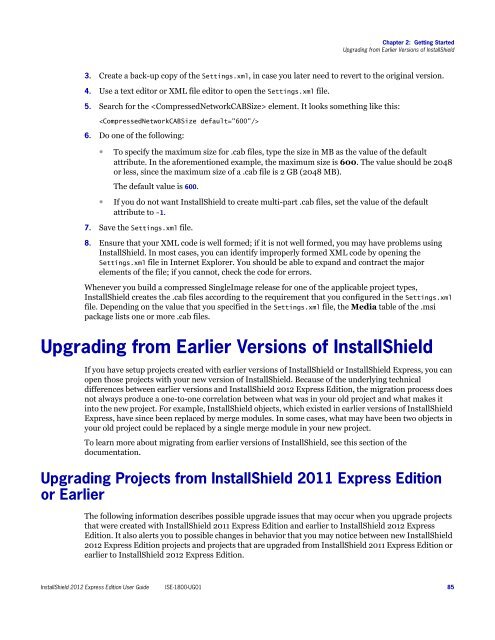 InstallShield 2012 Express Edition User Guide - Knowledge Base ...