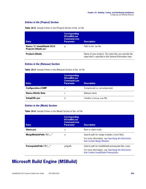 InstallShield 2012 Express Edition User Guide - Knowledge Base ...