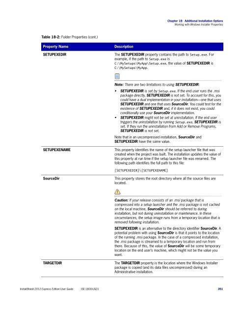 InstallShield 2012 Express Edition User Guide - Knowledge Base ...