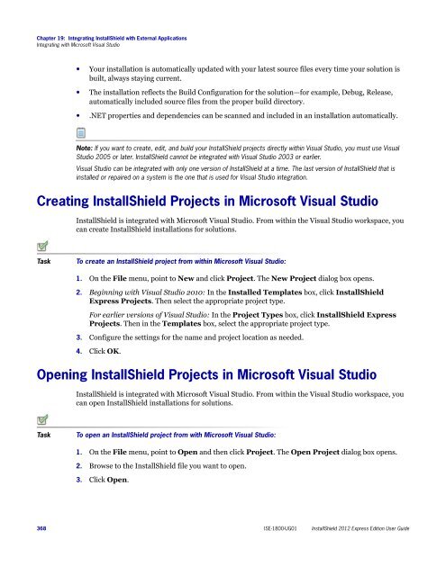 InstallShield 2012 Express Edition User Guide - Knowledge Base ...