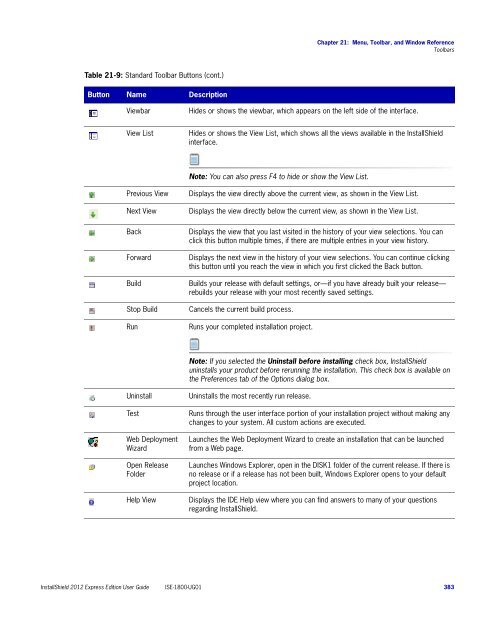 InstallShield 2012 Express Edition User Guide - Knowledge Base ...