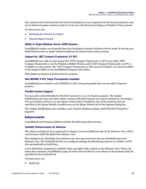InstallShield 2012 Express Edition User Guide - Knowledge Base ...