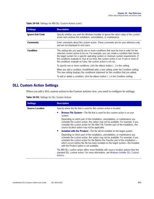 InstallShield 2012 Express Edition User Guide - Knowledge Base ...