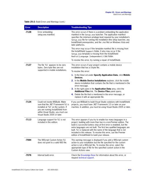 InstallShield 2012 Express Edition User Guide - Knowledge Base ...