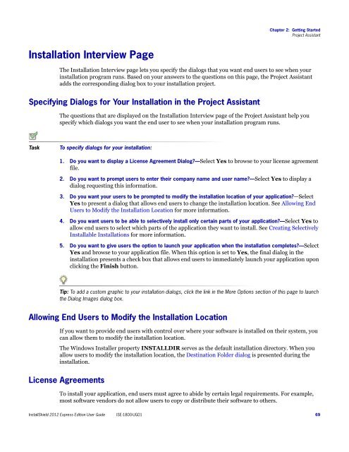 InstallShield 2012 Express Edition User Guide - Knowledge Base ...