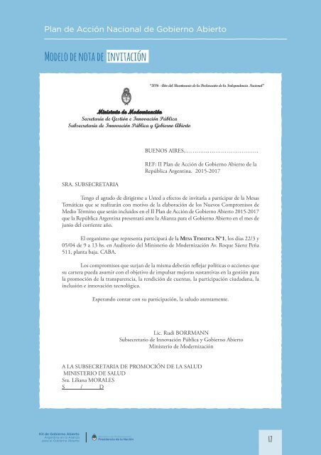 Argentina en la Alianza para el Gobierno Abierto