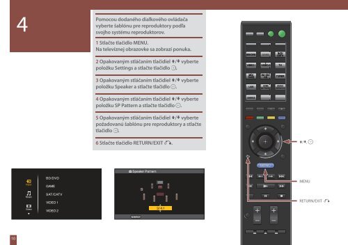 Sony STR-DN1020 - STR-DN1020 Guida di configurazione rapid Slovacco