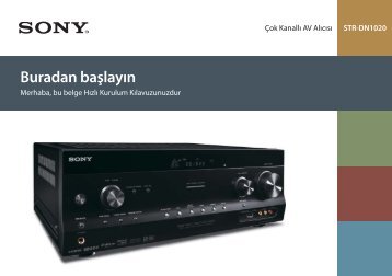 Sony STR-DN1020 - STR-DN1020 Guida di configurazione rapid Turco