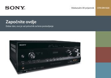 Sony STR-DN1020 - STR-DN1020 Guida di configurazione rapid Croato