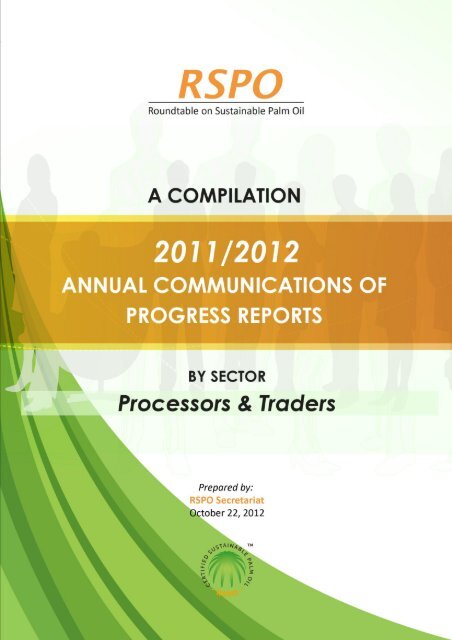 Processors Traders Roundtable On Sustainable Palm Oil