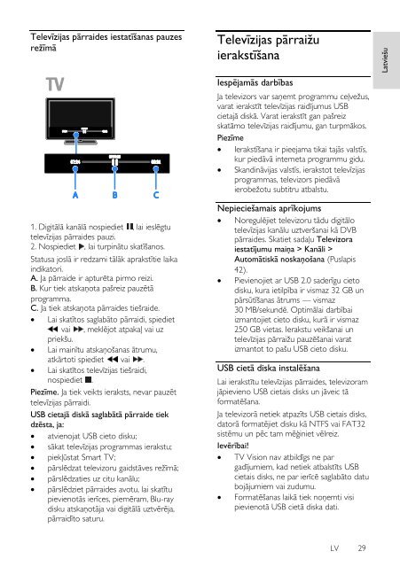 Philips 5000 series T&eacute;l&eacute;viseur Edge LED Smart TV 3D - Mode d&rsquo;emploi - LAV