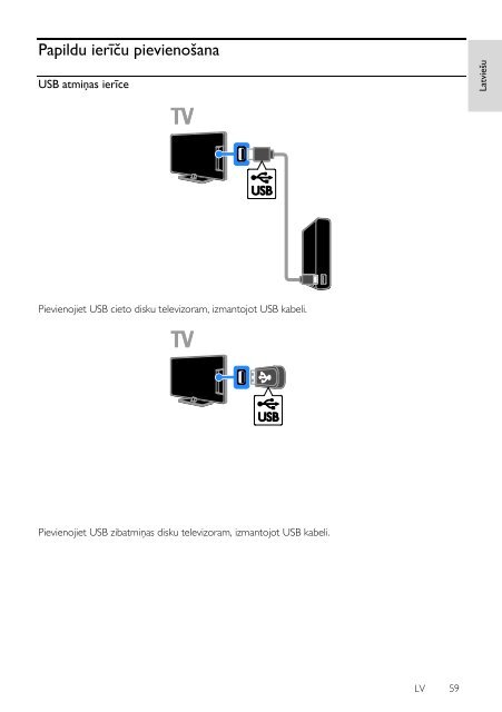 Philips 5000 series T&eacute;l&eacute;viseur Edge LED Smart TV 3D - Mode d&rsquo;emploi - LAV