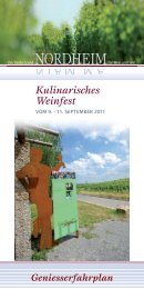 Kulinarisches Weinfest - Nordheim am Main