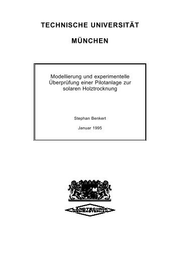 Modellierung und experimentelle Überprüfung ... - benkert-rohlfs.de