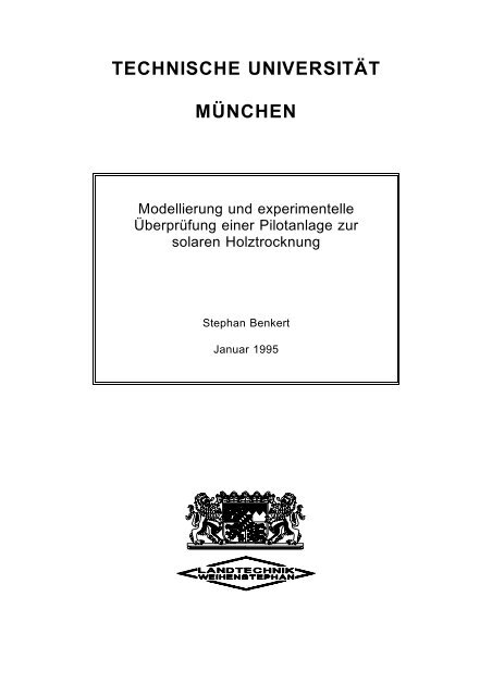 Modellierung und experimentelle Überprüfung ... - benkert-rohlfs.de