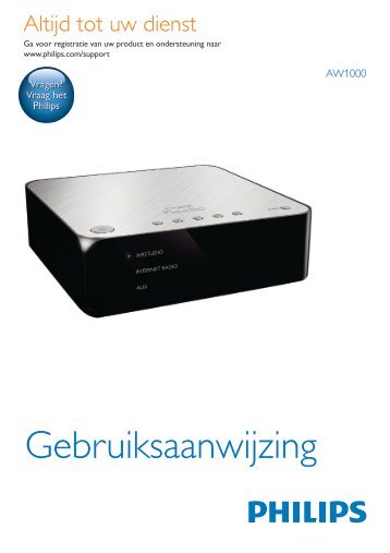 Philips Fidelio Lien hi-fi sans fil A1 - Mode dâemploi - NLD