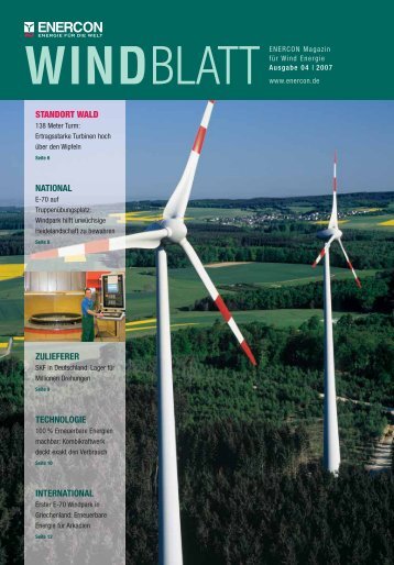 windblatt - Enercon