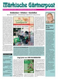 Artikel (PDF) lesen - Kreisverband Luckenwalde der Gartenfreunde eV