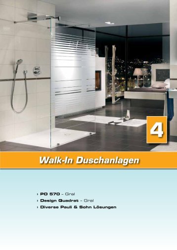 Walk-In Duschanlagen