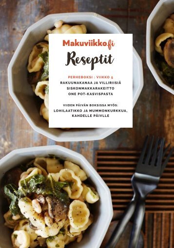 Makuviikko Reseptivihko 5 PERHE PE