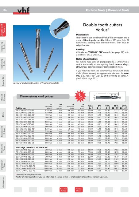 VHF-Freze CNC