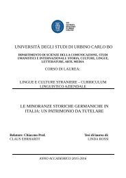 LE MINORANZE GERMANICHE IN ITALIA - Un patrimonio da tutelare