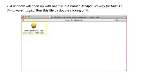 How to Install McAfee VirusScan OS X