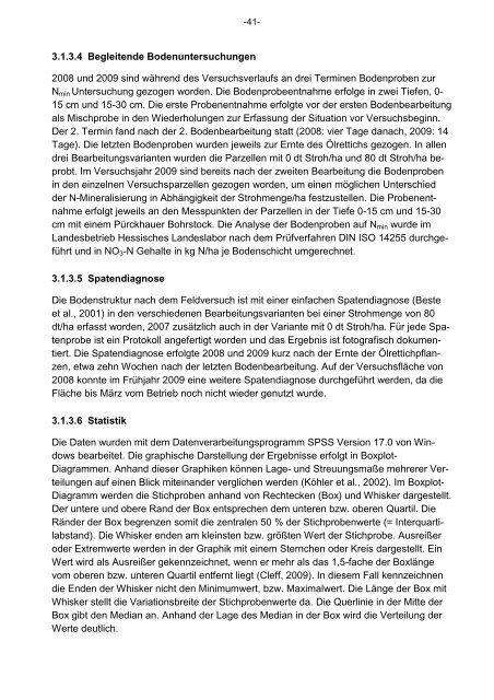 Konservierende Bodenbearbeitung im Ökolandbau - Analyse einer ...