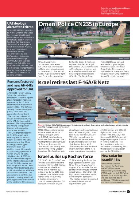 Airforces Monthly - February 2017