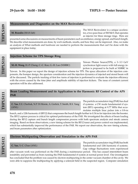 Abstracts Brochure - CERN