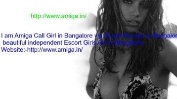 Bangalore escorts agency | independent escorts in Bangalore