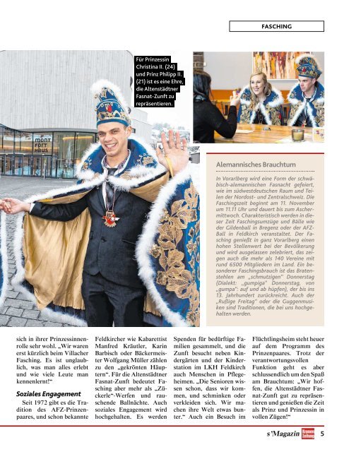 s'Magazin usm Ländle, 29. Jänner 2017