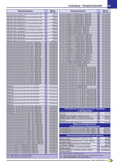 Журнал «Электротехнический рынок» №10 (16) октябрь 2007 г.