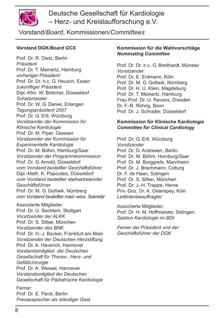 73. Jahrestagung der Deutschen Gesellschaft für Kardiologie – Herz ...