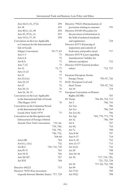 International Trade & Business Law & Policy