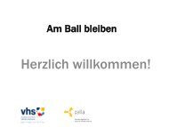 Am Ball bleiben