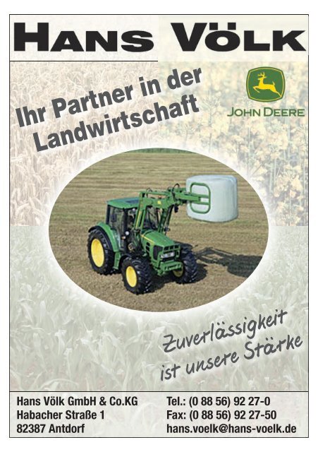 Amt für Ernährung, Landwirtschaft und Forsten Weilheim i.OB - Bayern