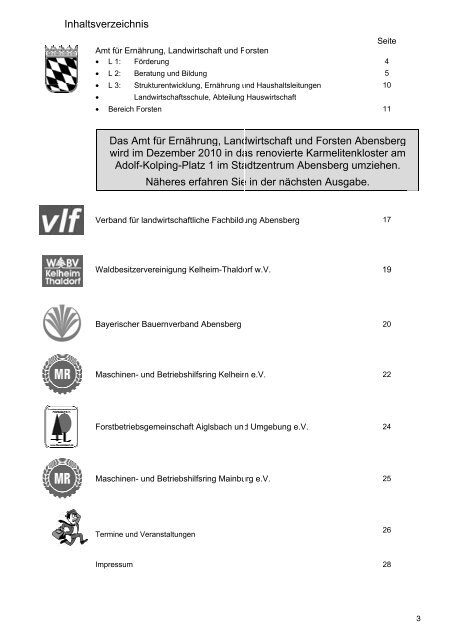 AGRAR- und FORST- INFORMATOR GRAR- und FORST