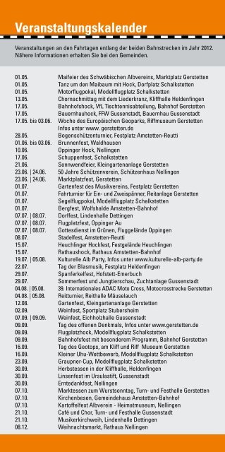 Lokalbahn & Alb-Bähnle - Lokalbahn Amstetten-Gerstetten