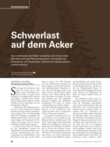 Schwerlast auf dem Acker - AgriGate AG