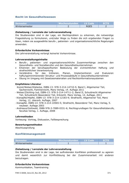 EXPORT-ORIENTED MANAGEMENT - IMC Fachhochschule Krems