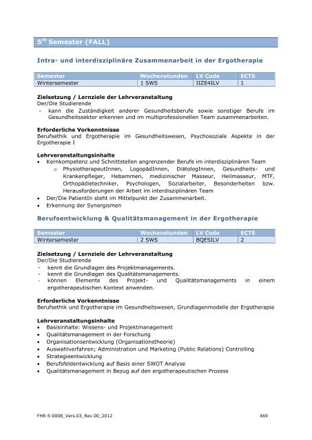 EXPORT-ORIENTED MANAGEMENT - IMC Fachhochschule Krems